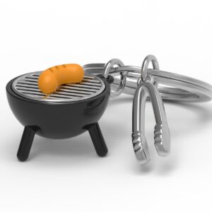 香腸BBQ鑰匙圈